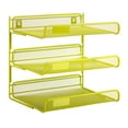 thumbnail image 3 of Honey Can Do 3-Tier Steel Mesh Letter Tray, Multicolor, 3 of 3