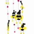 thumbnail image 2 of Global Groove GLG2326-596016 Pink Felt Bumble Bee Mobile, 2 of 3