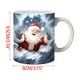 thumbnail image 1 of Pisexur Batería de cocina Taza navideña inflada con diseño de muñeco de nieve, taza de Papá Noel inflada de 15 oz y 11 oz. para la cocina del hogar, 1 of 5