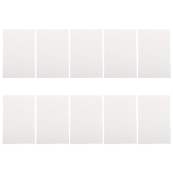KAKOWELY transparent memo stickers 10Pcs Sticky Memo Pad Clear Memo Pad Reusable Memo Note Clear Message Reminders2.95"X1.97"X0.04"
