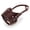 Coffee, variant on Soft Leather Dog Mouth Cover Breathable Basket Muzzle For Puppy Pit Bull Doberman Shepherd Muzzle Prevents Biting Chewing