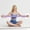 Purple, variant on 25LB Figure 8 Resistance Band with Handles, Portable Elastic Fitness Band for Arm Back Shoulder Chest Full Body Home Workout for Men Women(Pink,One Size)