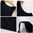 thumbnail image 5 of Men'S Bamboo Rayon Undershirts Tank Tops Crew Neck Stretchy Tank Shirts, 5 of 5