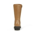 thumbnail image 3 of DREAM PAIRS Women's Riding Combat Motorcycle Mid Calf Winter TRULY CAMEL/PU Size 5.5, 3 of 4