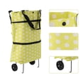 thumbnail image 4 of OULII Chariot de Courses Pliant Multicolore à Roulettes en Tissu Oxford, 4 of 8