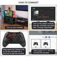 thumbnail image 2 of SAYDY Wireless Controller Compatible for SAYDY Switch and Switch Lite All Version, Bluetooth Controller Support Rumble Gyro Axis Function Capture, 2 of 8