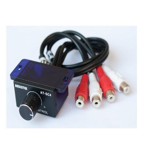 audiotek subwoofer volume bass control (knob) atsc4