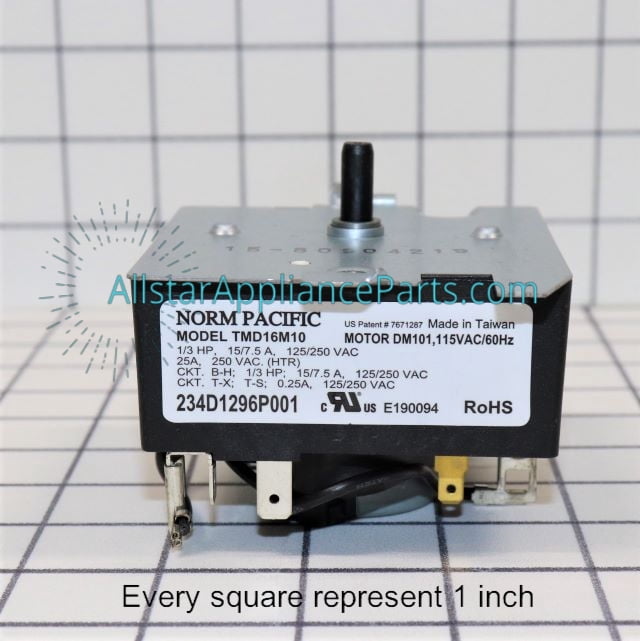 GE Dryer Timer WE4M527