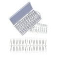 thumbnail image 1 of 240PCS Nail Tips Clear Seamless Fake Nails Artificial Nails for DIY Nail Art, 1 of 6
