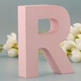 thumbnail image 5 of Kids Room Decor Pink Wooden 26 Alphabet Letter for Birthdays Weddings Sign R, 5 of 6