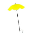 thumbnail image 1 of Cubierta de sombra de plantas, resistencia a la intemperie, sombrilla con estaca de metal, tela de sombra, sombra de jardín para camas de Amarillo, 1 of 8