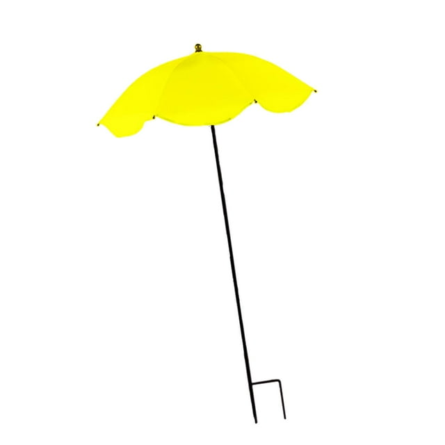S SERENABLE Plant Shade Umbrella Convenient Protection Sunshade Cloth for Outdoor Plants Yellow