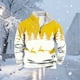 thumbnail image 3 of Ceisia Warm Fleece-Lined Mens Loose Fit Christmas Print Half-Zip Stand Collar Sweatshirt Gifts, 3 of 6