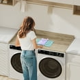 thumbnail image 6 of Washer Dryer Countertop, Laundry Countertop over Wooden Washer and Dryer for the Top with Non-Slip Pads, Laundry Hamper Counter Storage Organization 54"W x 27.5"D (Oak), 6 of 8