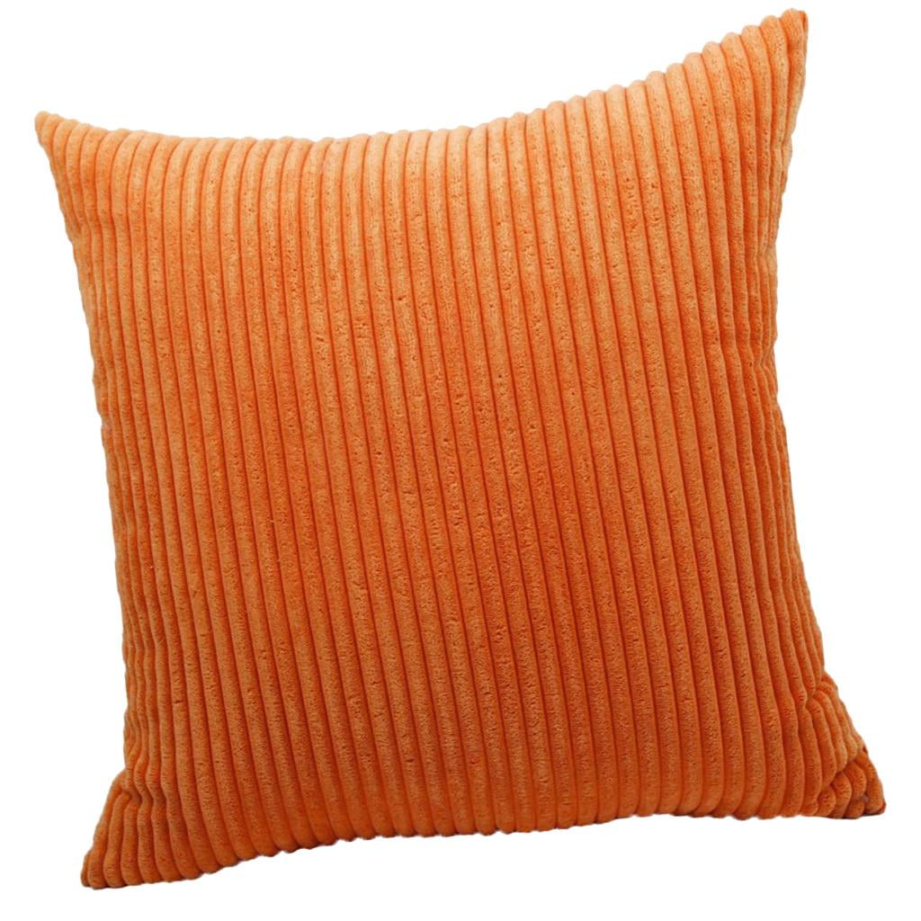 Throw Pillow For Couch Sofa Bed Comfortable Super Soft Solid Corduroy