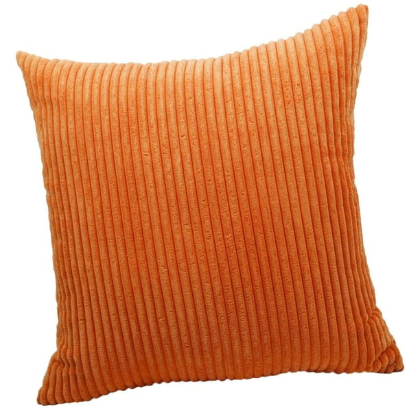 Throw Pillow For Couch Sofa Bed Comfortable Super Soft Solid Corduroy