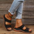 thumbnail image 3 of brillar Sandalias Mujer Dressy Summer Orthotic Flip Flops para Mujer Open Peep Toe Color Sólido Caminar, 3 of 5