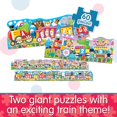 thumbnail image 2 of The Learning Journey Doubles-Giant ABC and 123 Train Floor Puzzles, 2 of 5