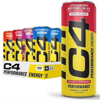 C4 Energy Drink, Jolly Rancher Variety Pack, 16oz Cans, Zero Sugar