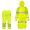 Yellow, variant on Hi-Vis Safety Rain Set, Coat and Pants (Yellow, L)
