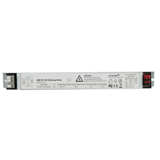 PL1 40W 0/1-10V Controlador de atenuación LED Regulador inteligente
