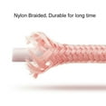 thumbnail image 2 of LingStar Braid USB Nylon Charging Cable L Shape Line for Type-c Androidmicro, 2 of 7