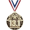 thumbnail image 1 of Half Marathon Medals, 2" Gold Diecast Half Marathon Medal Award 100 Pack, 1 of 2