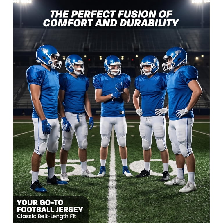 Exxact Sports Men's Football Practice Jersey - Pro-Style