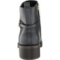 thumbnail image 3 of Tommy Hilfiger Imiera Navy Blue Round Toe Pull On Zip Closure Ankle Boot (Navy Blue, 9), 3 of 6