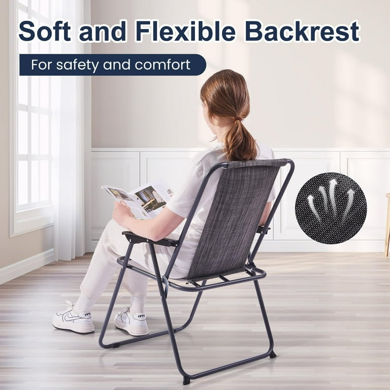 ELPOSUN Outdoor Patio Bar Stools Set of 2, High Back Chairs