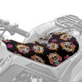thumbnail image 4 of Uorisanigo ATV Seat Cover Floral Sugar Skull Four Wheeler Seat Cover Accessories Universal Waterproof Elastic ATV Back Seats Powersports Cushion Covers for Most ATVs Breathable Padded Protectors, 4 of 7