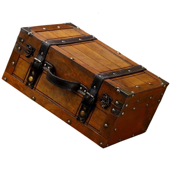Osdhezcn Fashionable Decorative Wood Storage Case Retro Styles Organizers for Jewelry and Storage Solution in Elegant Color