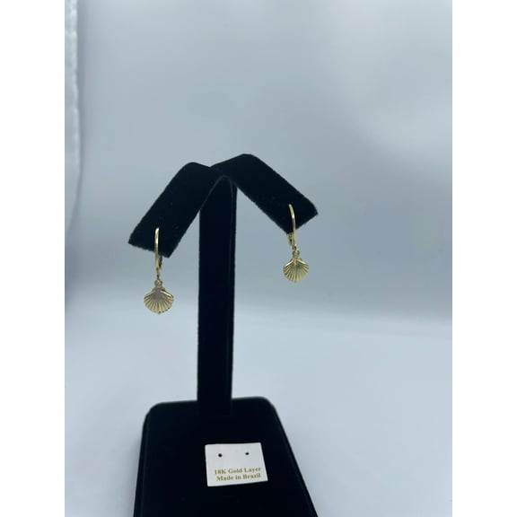 18K Gold Filled Sea Shell Earrings