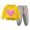 Yellow, variant on ZACPNCV Toddler Boys Girls Sweatsuit Heart Print Solid Color Long Sleeve Sweatshirt and Sweatpants Spring Outfit Valentine's Day Gift Blue 10-11 Years