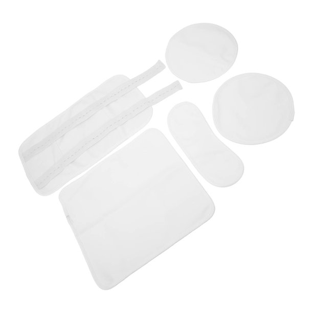 Juego de Envoltura de Paquete de Aceite de Ricino de 4 Piezas Envoltura de Aceite de Ricino Reutilizable para la Cintura del Cuello ANGGREK Otros