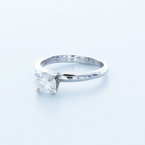 2Ct Lab Created Diamond Round Cut Solitaire Wedding Ring 14K White Gold Plated