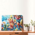thumbnail image 4 of Fuzoiu Surreal Seafood Extravaganza Print Canvas Wall Decorative,Modern Artwork Picture Decor Painting,Living Room Bedroom Home Office,Framed Hangable Decorative Artwork Size 30x40, 4 of 6
