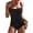 Black, variant on MSJUHEG Strapless Bathing Suits,Womens Bathing Suits,Halter Swimwear,Monokini,Ruched Push Up Bathing Suit,Full Coverage Slimming Swimwear,Swimsuits for Women 2025 Black L