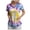 Purple, variant on GEWSEY Scrubs for Women V Neck Short Sleeve Easter Printed Tops Cartoon Pattern Plus Size Nursing with Pockets (Light Blue, XXL)
