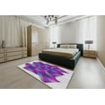 thumbnail image 4 of Ahgly Company Indoor Rectangle Patterned Light Steel Blue Abstract Area Rugs, 7' x 10', 4 of 6