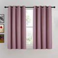 thumbnail image 1 of HOMEMONDE Lavender Curtains 63 Inch Length 2 Panels for Bedroom Set of 2 Window Blackout Curtain with Grommet, 1 of 5