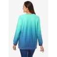 thumbnail image 3 of Woman Within Plus Size Printed Sweatshirt, 3 of 5