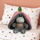 thumbnail image 2 of Breathing Cuddly Toy Donkey for Kids, Soft Fabric Cushion with 4 Breathing Modes, Cute Educational Animal Plush, Pink Color, 2 of 5