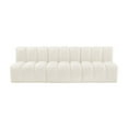 thumbnail image 6 of Meridian Furniture Arc Cream Velvet Modular Sectional, 6 of 10