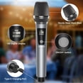 thumbnail image 2 of Micrófono inalámbrico JYX Professional UHF Metal Handheld Mic, 2 of 7