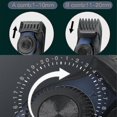 thumbnail image 4 of Recortador de barba ajustable con pantalla Lcd Digital profesional para hombres, cortador de pelo recargable, máquina cortadora de pelo eléctrica de 1-20mm Hy, 4 of 5