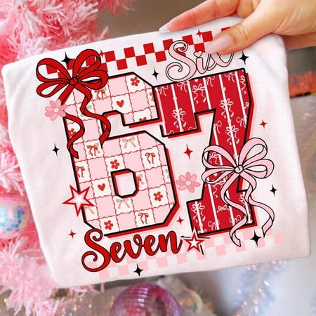 DOPASHIRT Six Seven Shirt, Funny 6 7 Color Tee, Viral Trending Shirt, Social Media Saying T-Shirt Unisex S-5XL Hot Trending Shirt, Vintage Birthday Gift