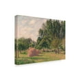 thumbnail image 2 of Trademark Fine Art 'Haystacks Morning Eragny' Canvas Art by Camille Pissarro, 2 of 2