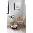 Kouboo Coron Rattan Stool, Sidetable and Planter Stand, Coral Stool ...
