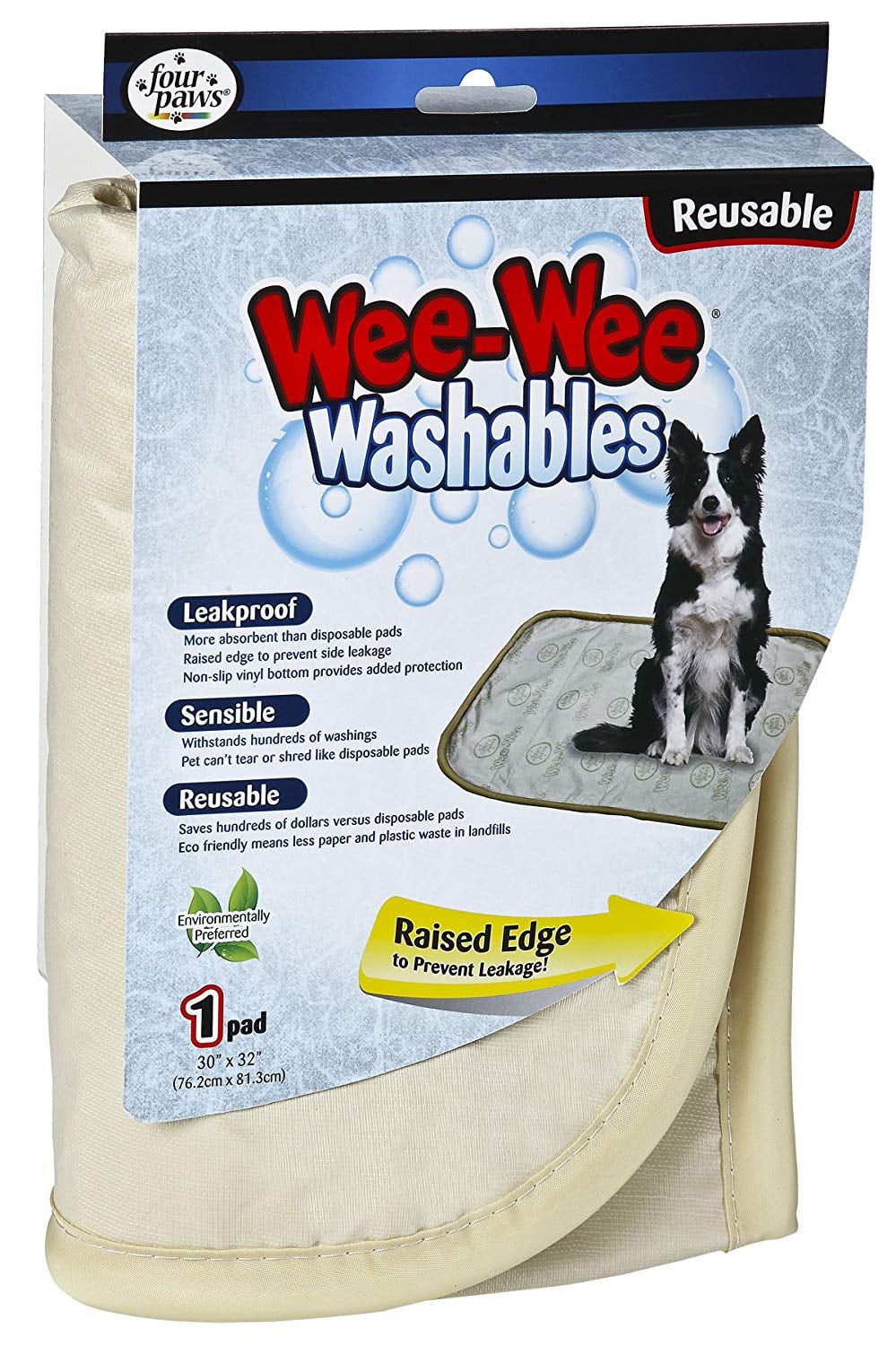 Four Paws WeeWee Washable Puppy Pad 30 X 32 Inches